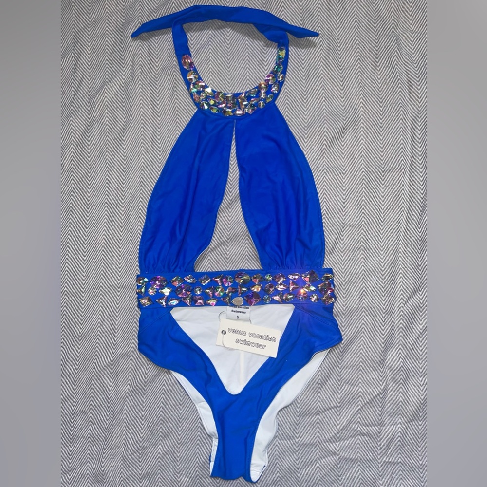 Bejeweled Cut Out Monokini
